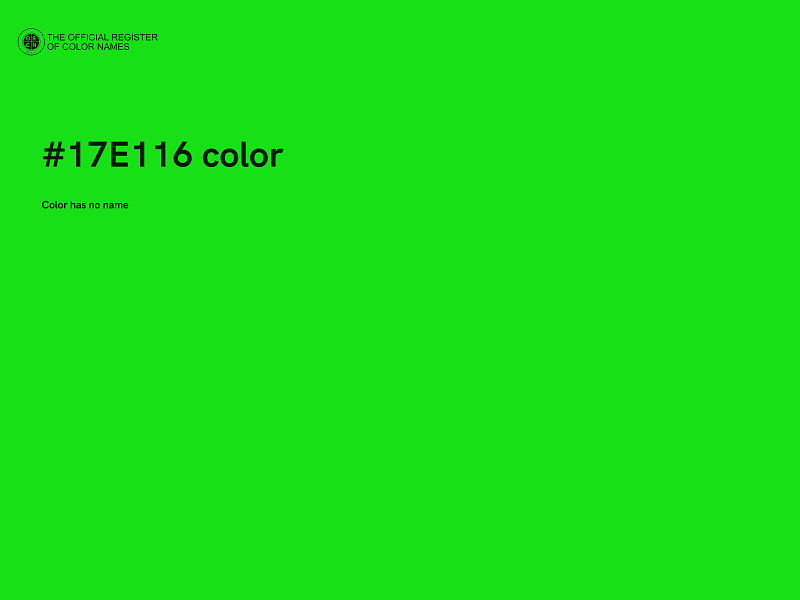 #17E116 color image