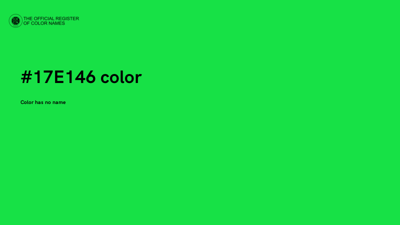 #17E146 color image