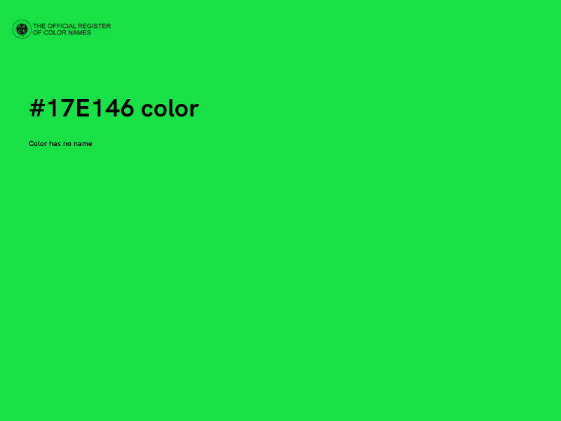 #17E146 color image