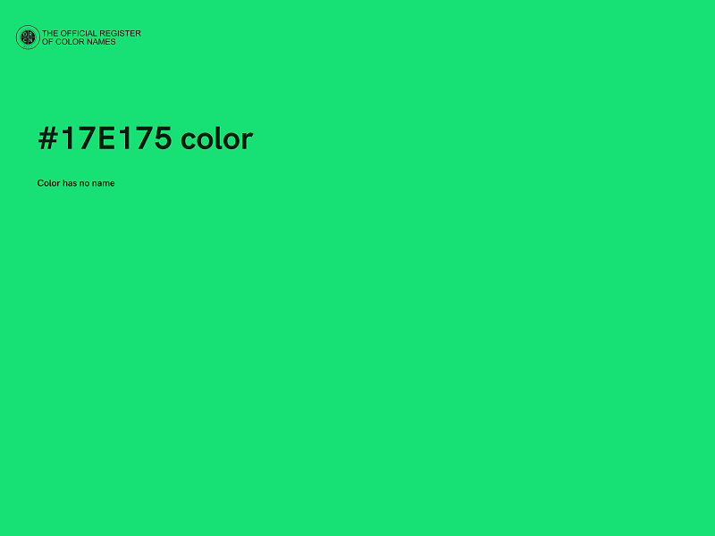 #17E175 color image