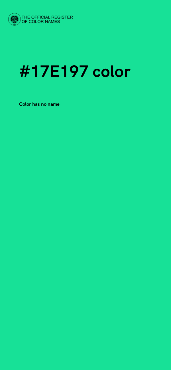#17E197 color image