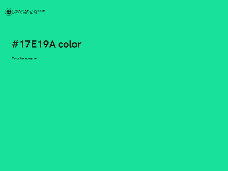#17E19A color image