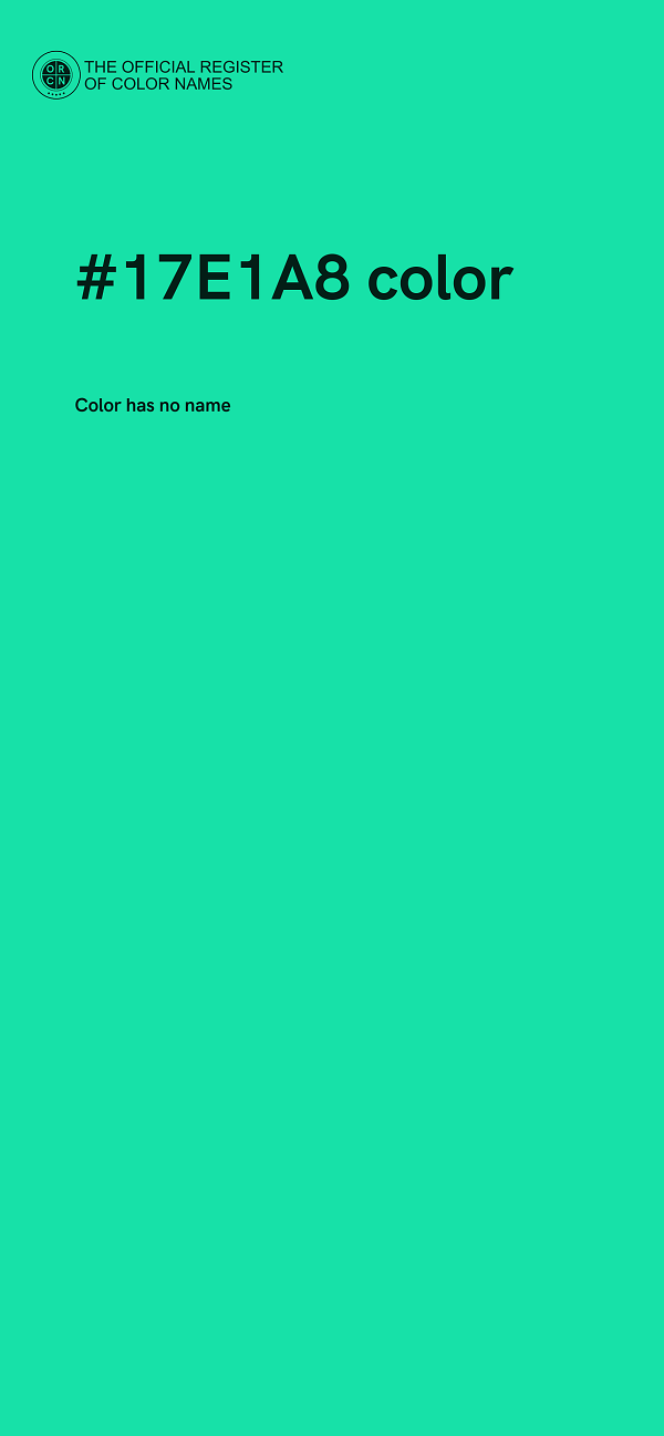 #17E1A8 color image
