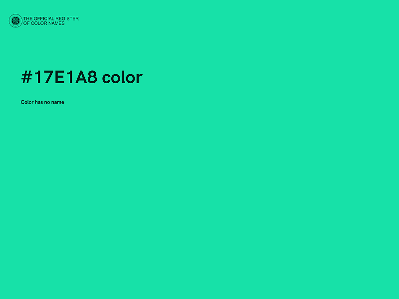 #17E1A8 color image