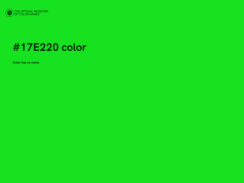 #17E220 color image