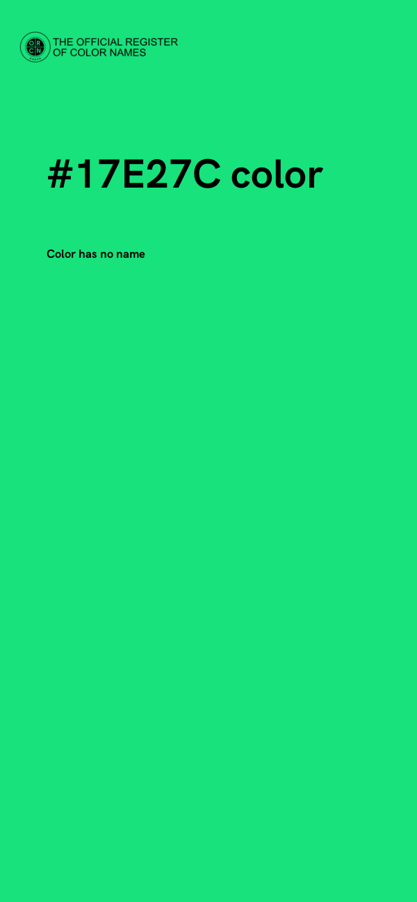 #17E27C color image