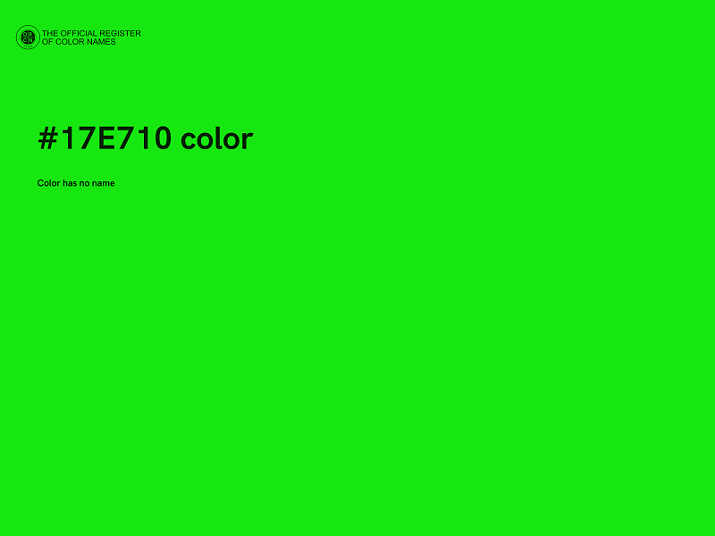 #17E710 color image