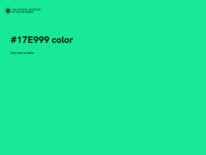 #17E999 color image
