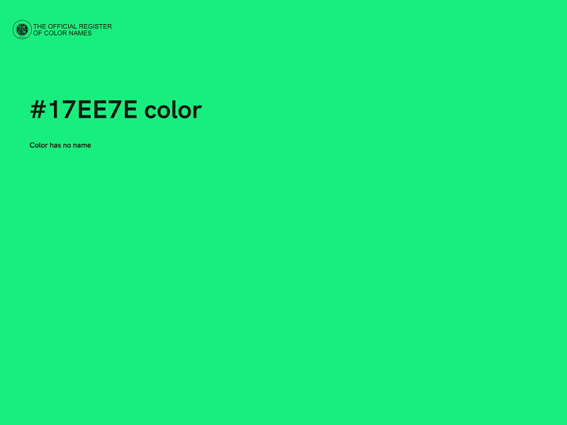 #17EE7E color image