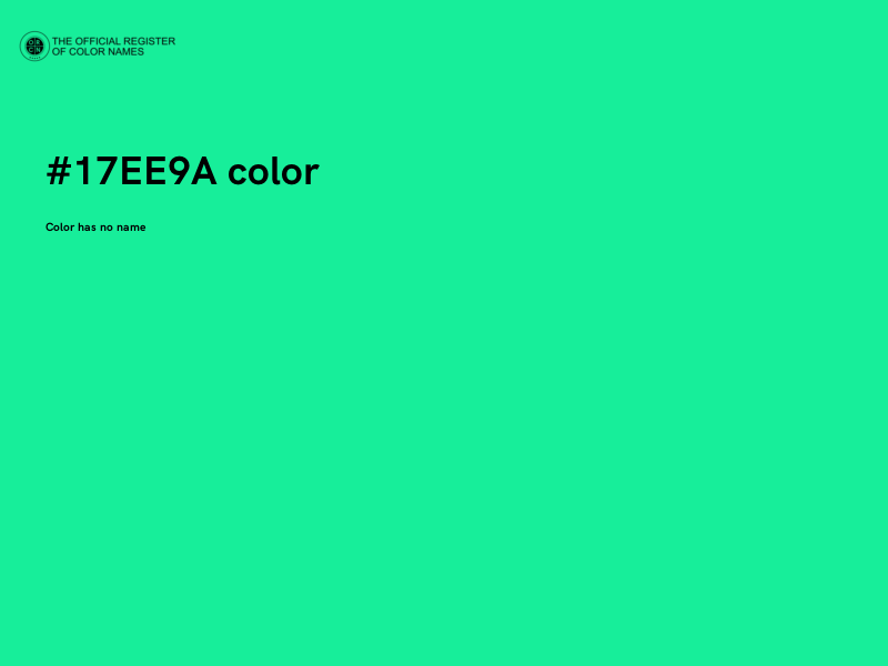 #17EE9A color image
