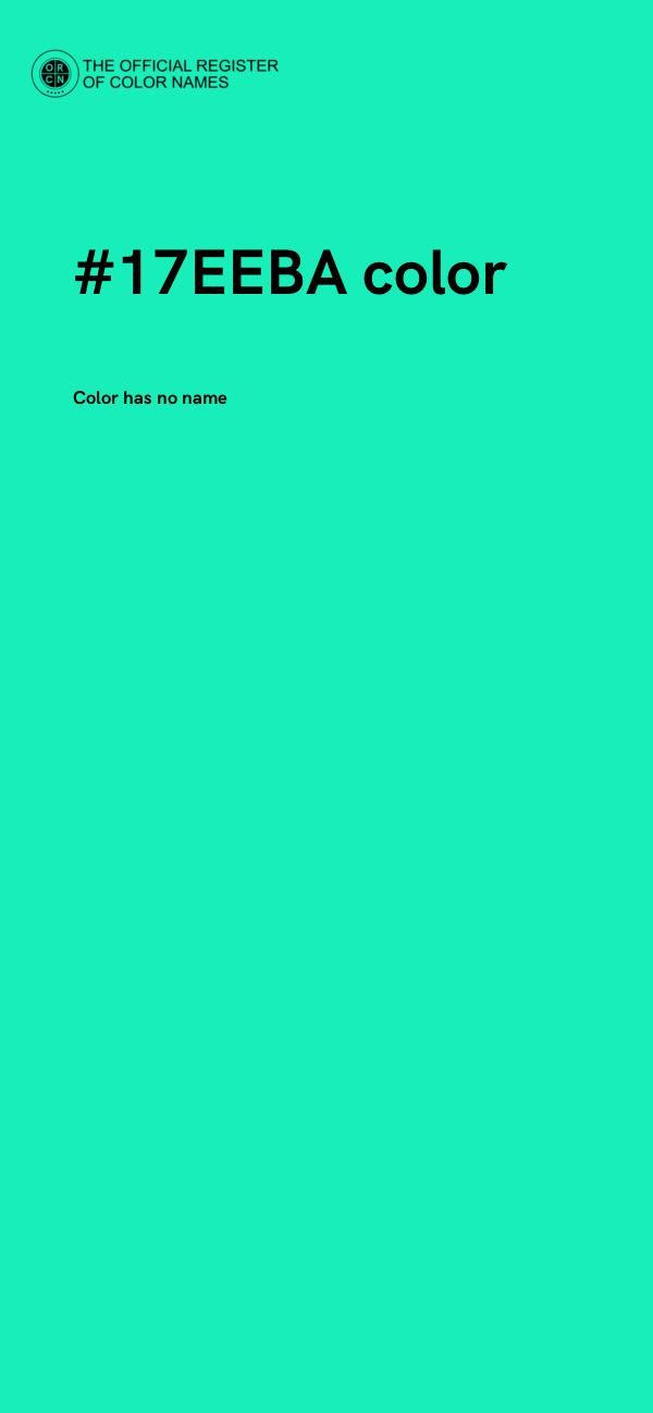 #17EEBA color image