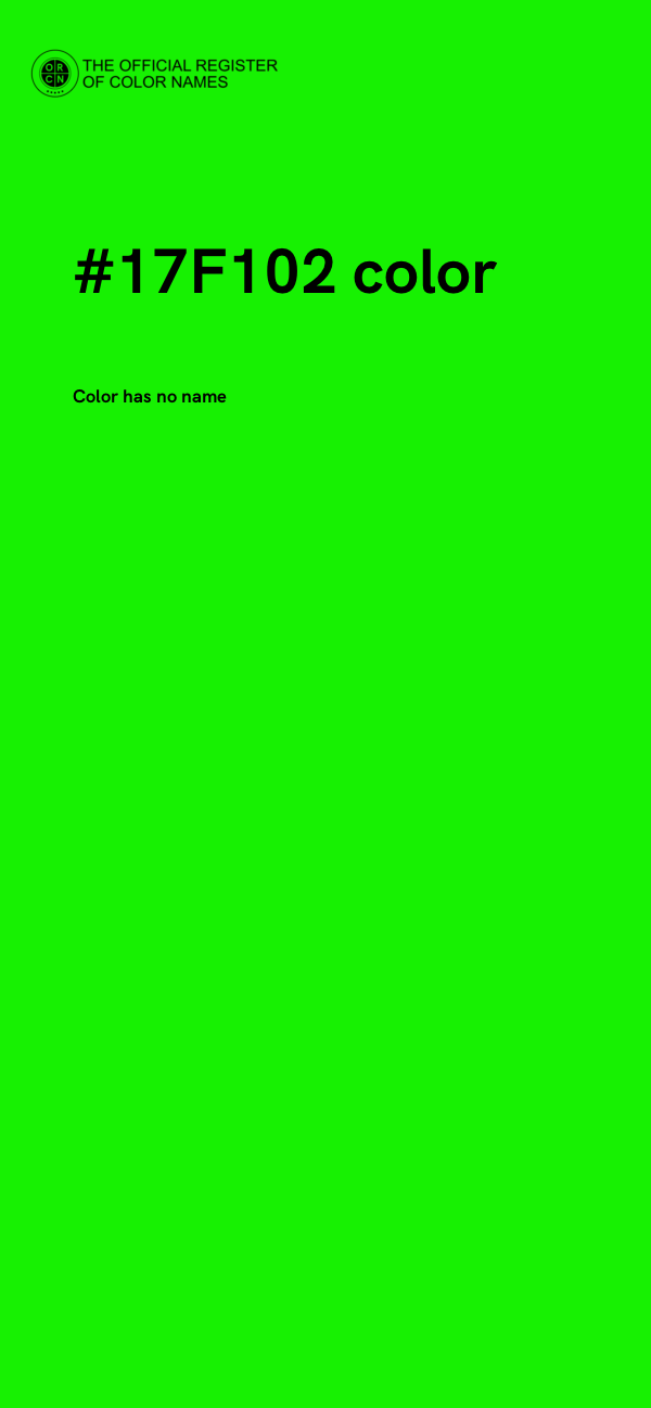 #17F102 color image