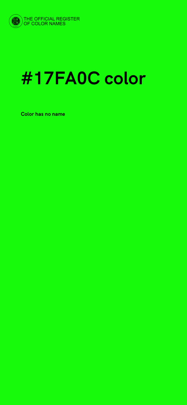 #17FA0C color image