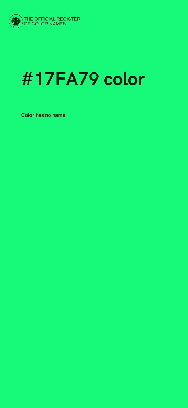 #17FA79 color image