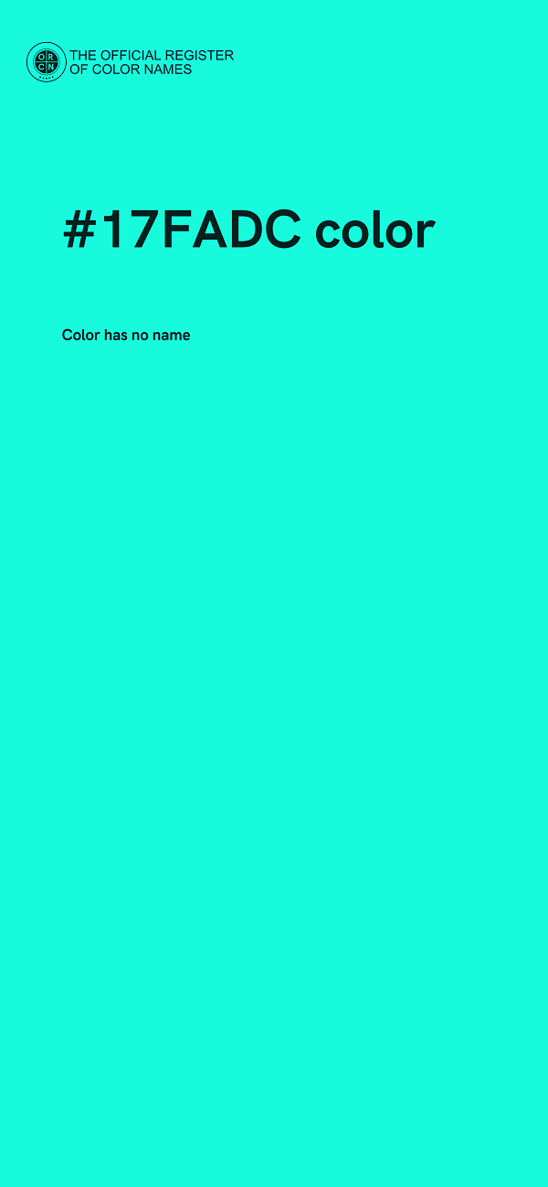 #17FADC color image