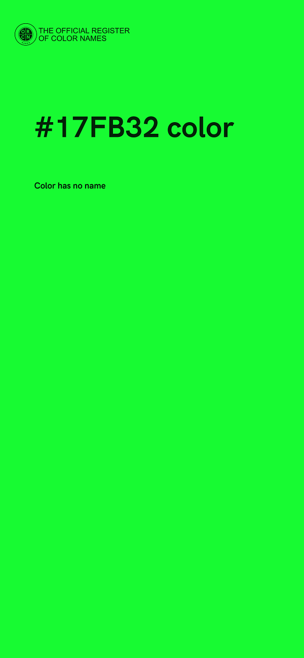 #17FB32 color image