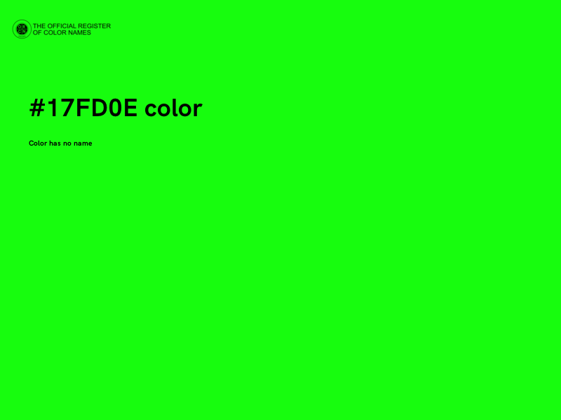 #17FD0E color image