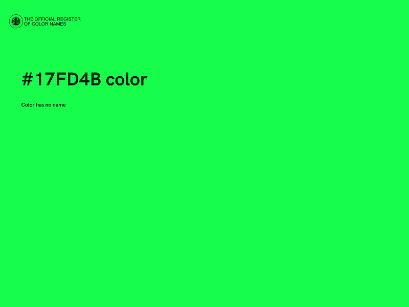 #17FD4B color image