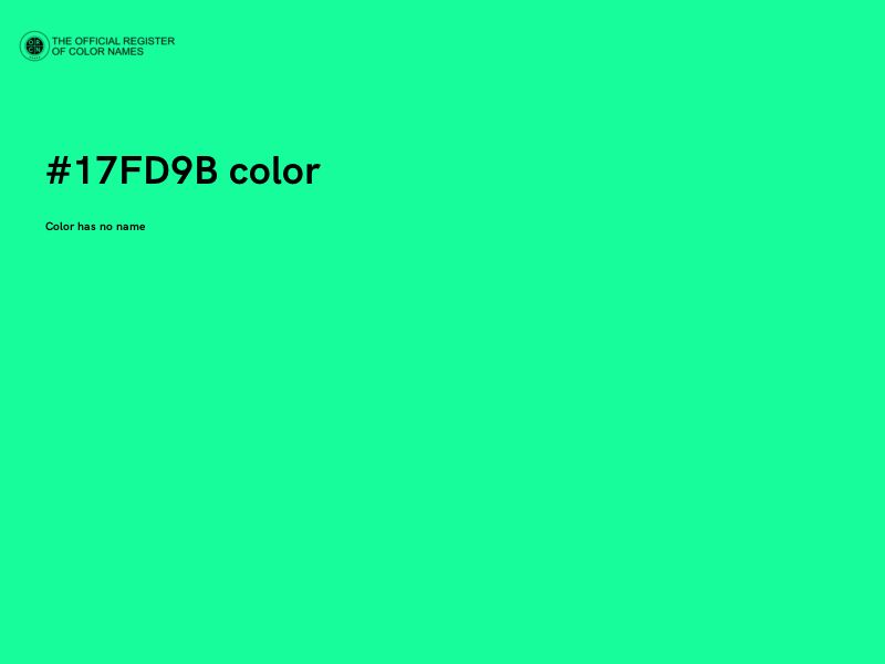 #17FD9B color image