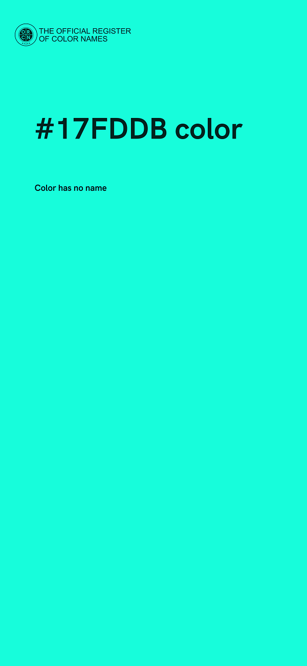 #17FDDB color image