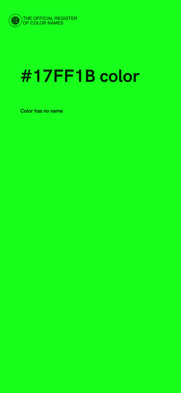 #17FF1B color image