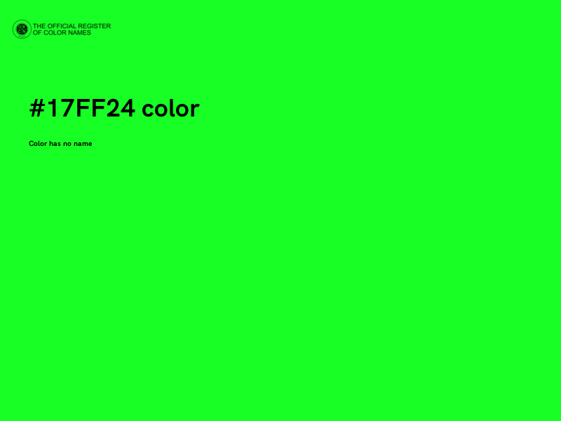 #17FF24 color image