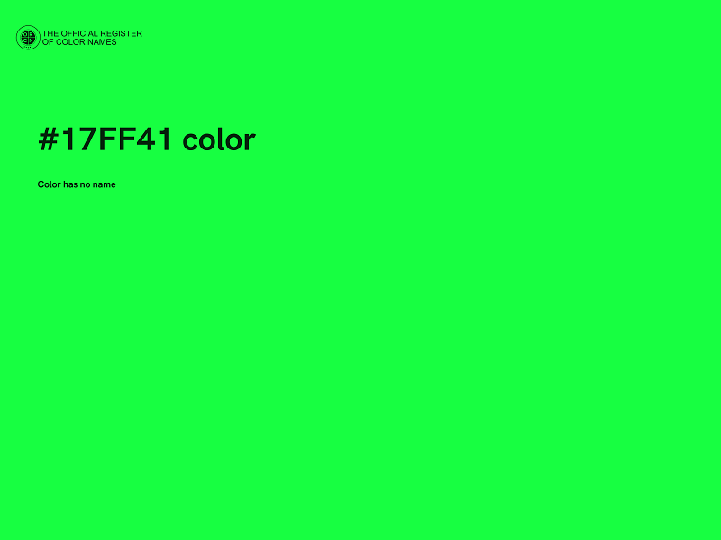 #17FF41 color image