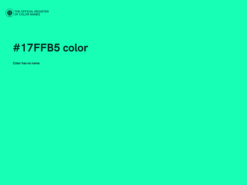 #17FFB5 color image