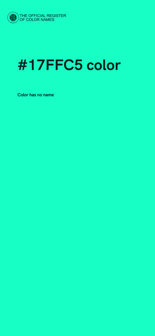 #17FFC5 color image