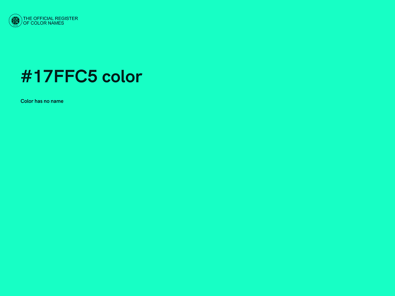 #17FFC5 color image