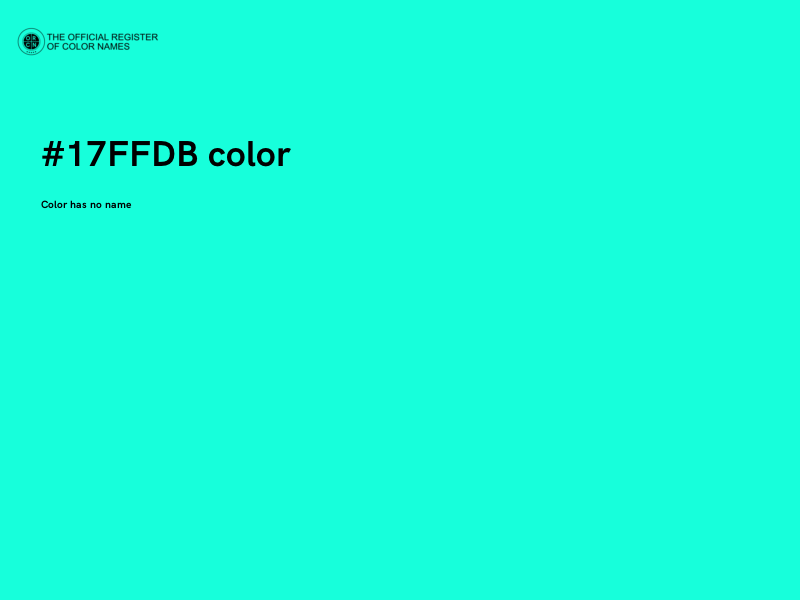 #17FFDB color image