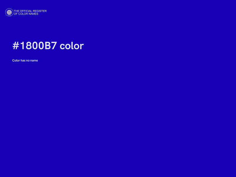 #1800B7 color image