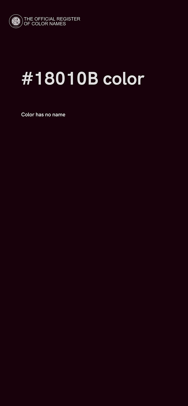 #18010B color image