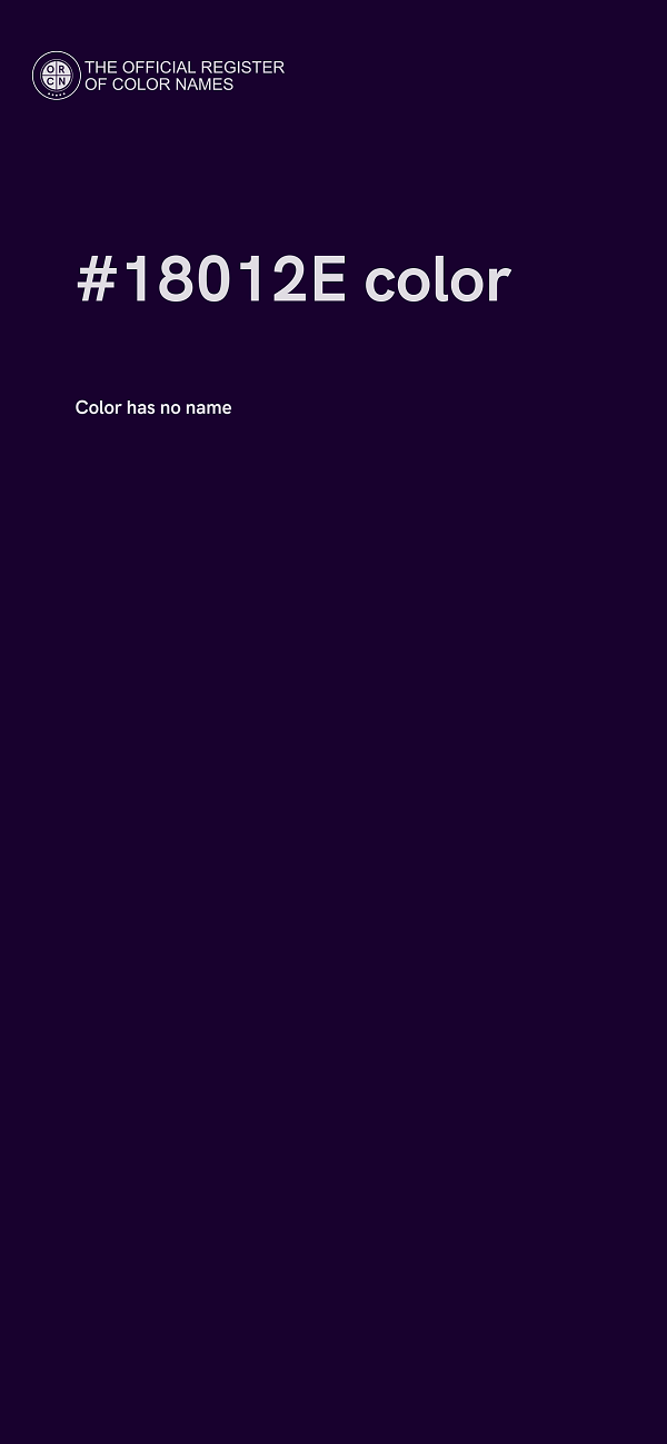 #18012E color image