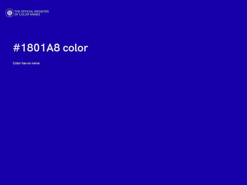 #1801A8 color image