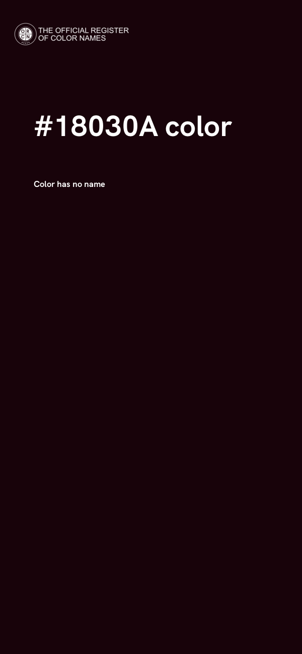 #18030A color image