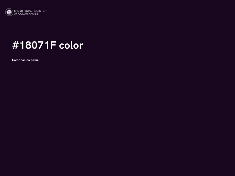 #18071F color image
