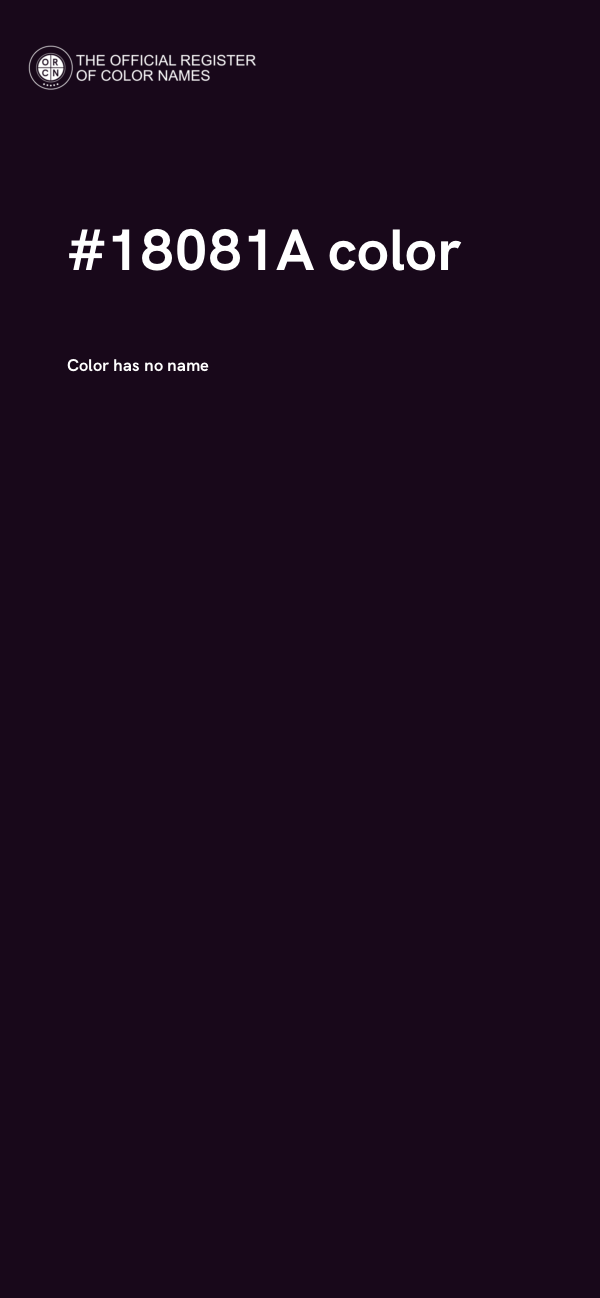 #18081A color image