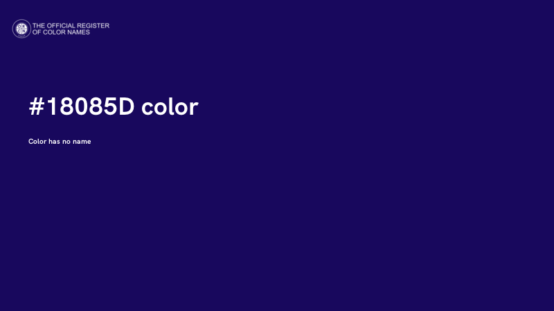 #18085D color image