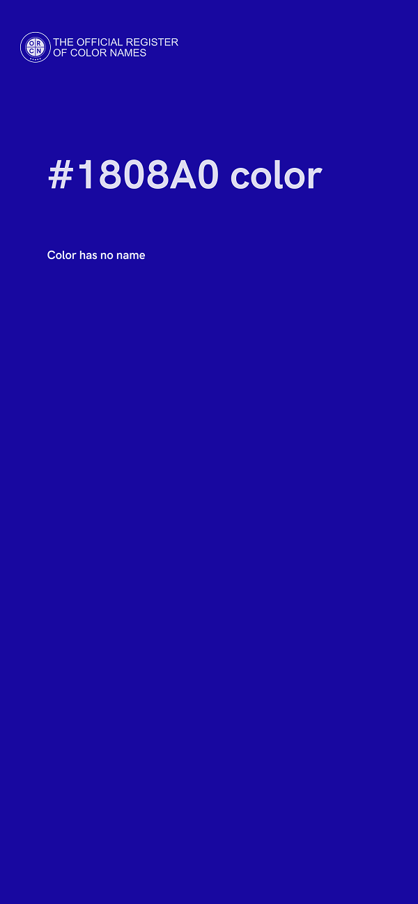 #1808A0 color image