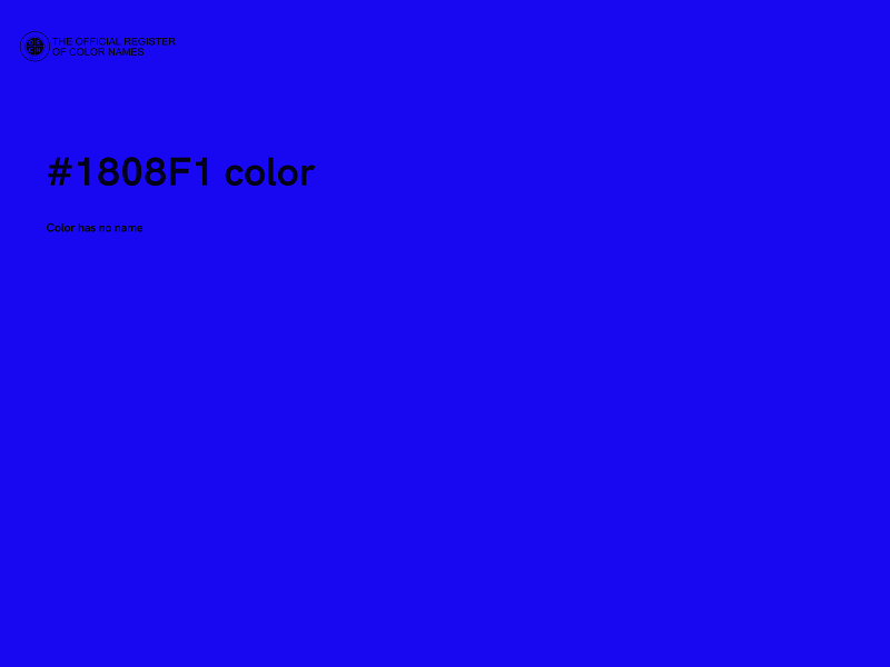 #1808F1 color image