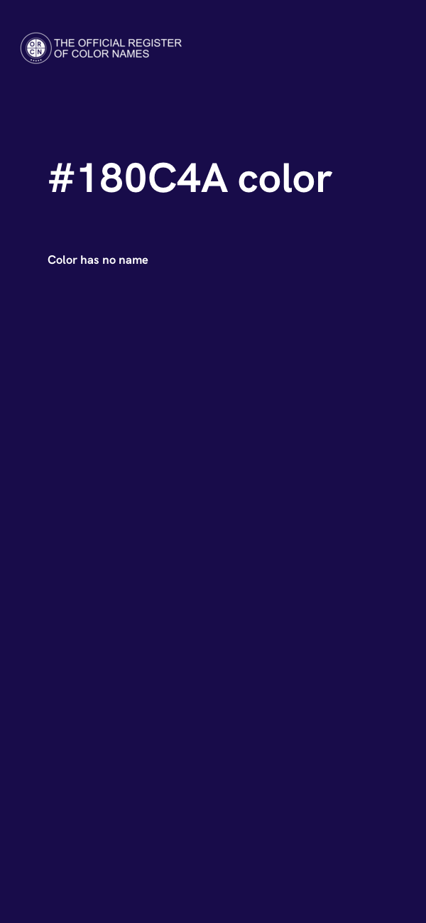 #180C4A color image