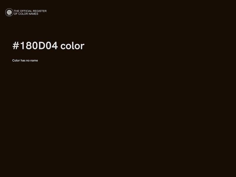 #180D04 color image