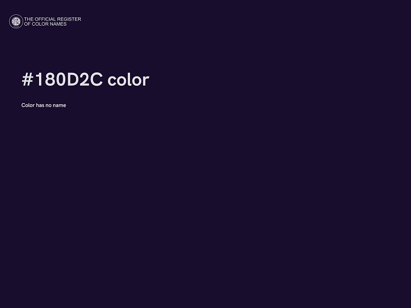 #180D2C color image