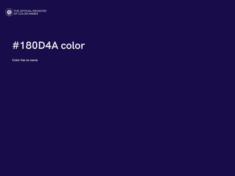 #180D4A color image