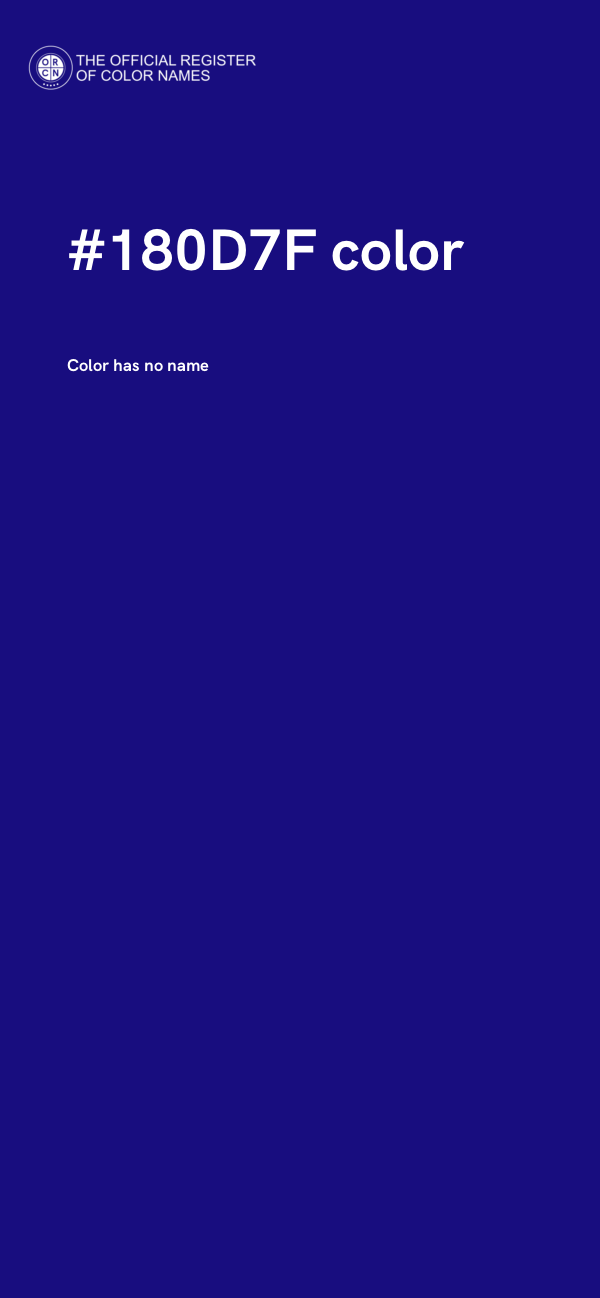 #180D7F color image