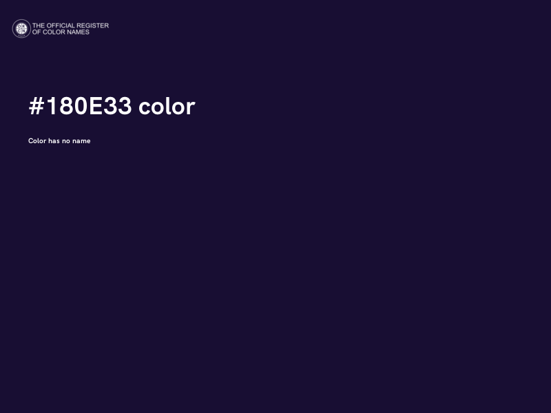 #180E33 color image