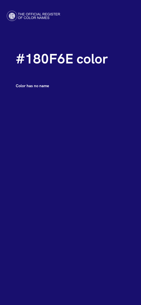 #180F6E color image