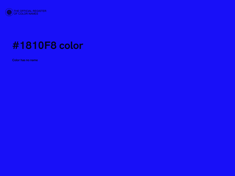 #1810F8 color image