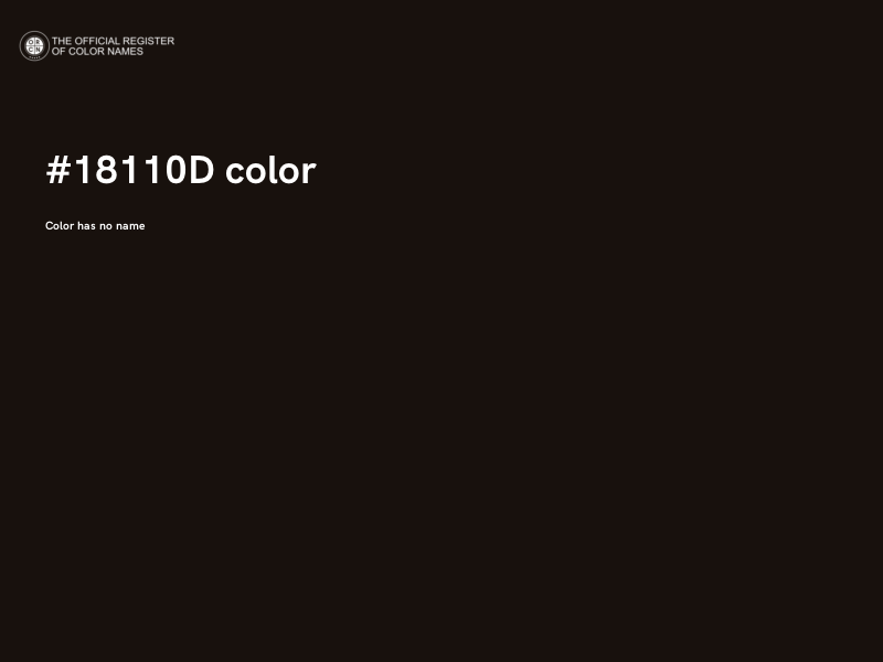 #18110D color image